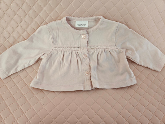 Girls 0-3 months Pink Cardigan