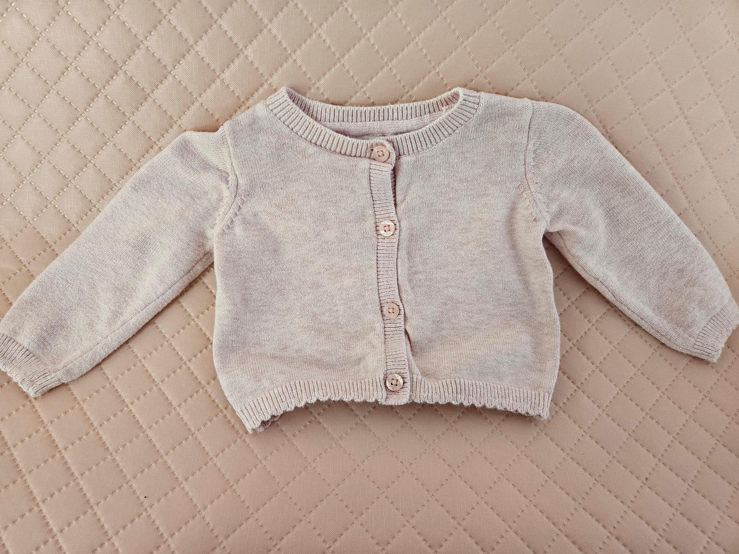 Girls 0-3 months Pink Cardigan