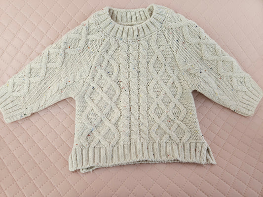 Girls 3-6 Months Cream Jumper