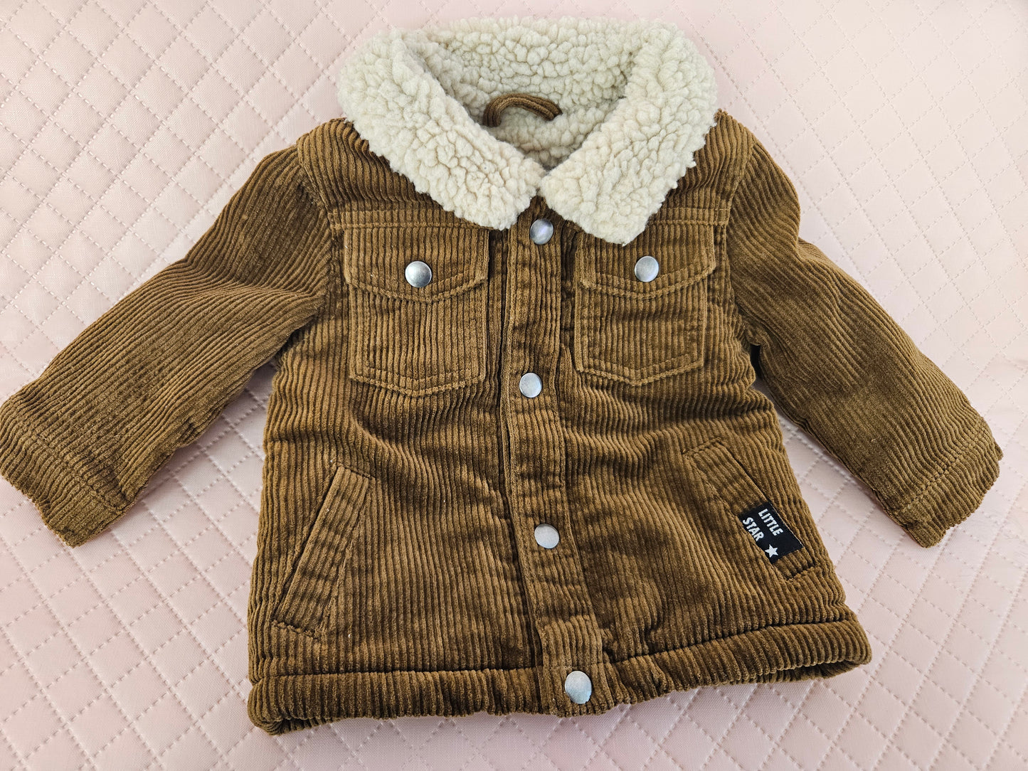 Boys 3-6 Months Brown Corduroy Jacket