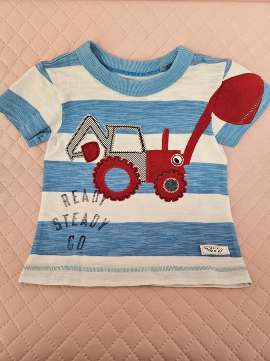 Boys 3-6 Months Tractor Top