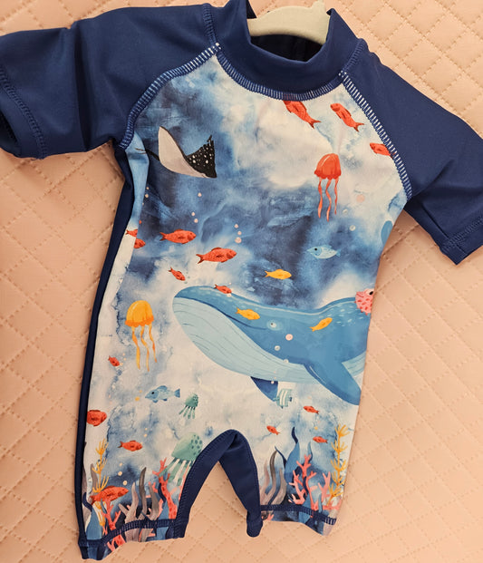 Boys 3-6 Months Full Body Swimsuit