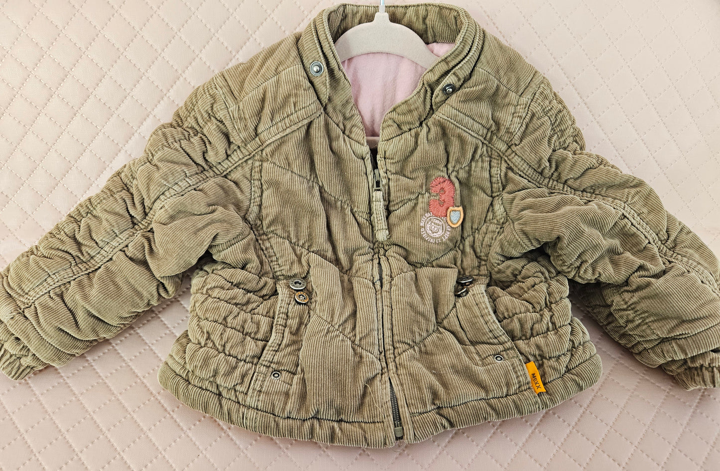 Girls 6-9 Months Brown Corduroy Jacket