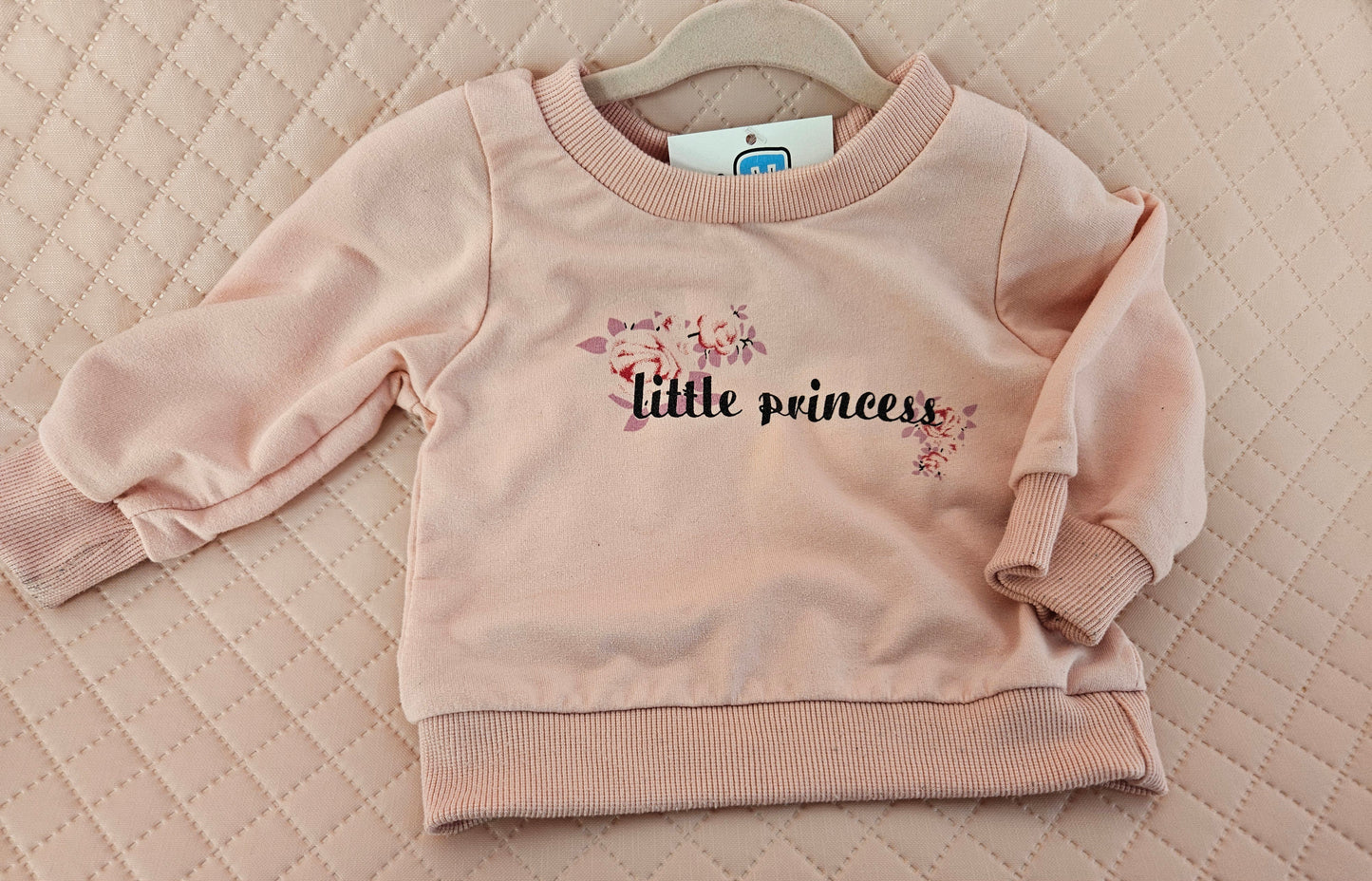 Girls 6-9 Months Pink Little Princess Sweater top