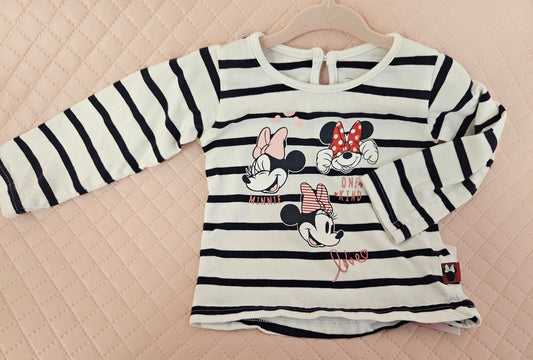 Girls 6-9 Months Mini Mouse Long Sleeve Top