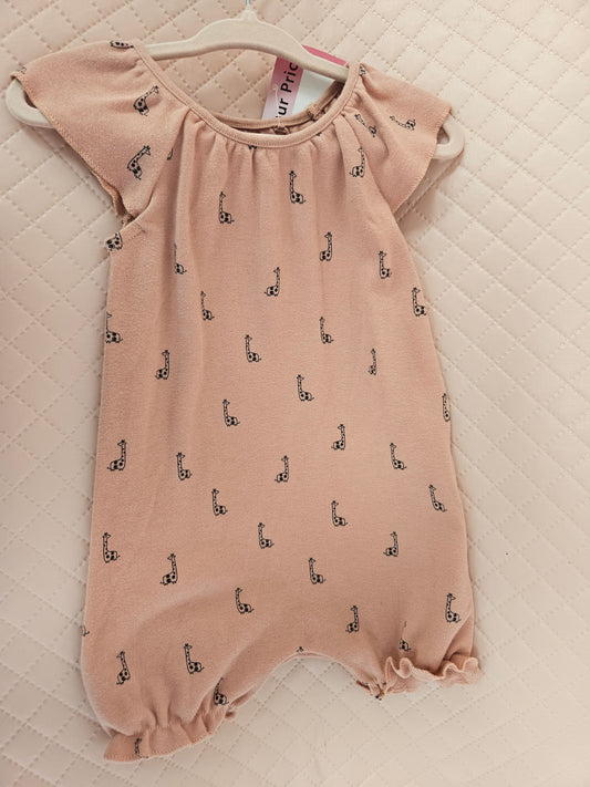 Girls 6-9 Months Girrafe Bodysuit