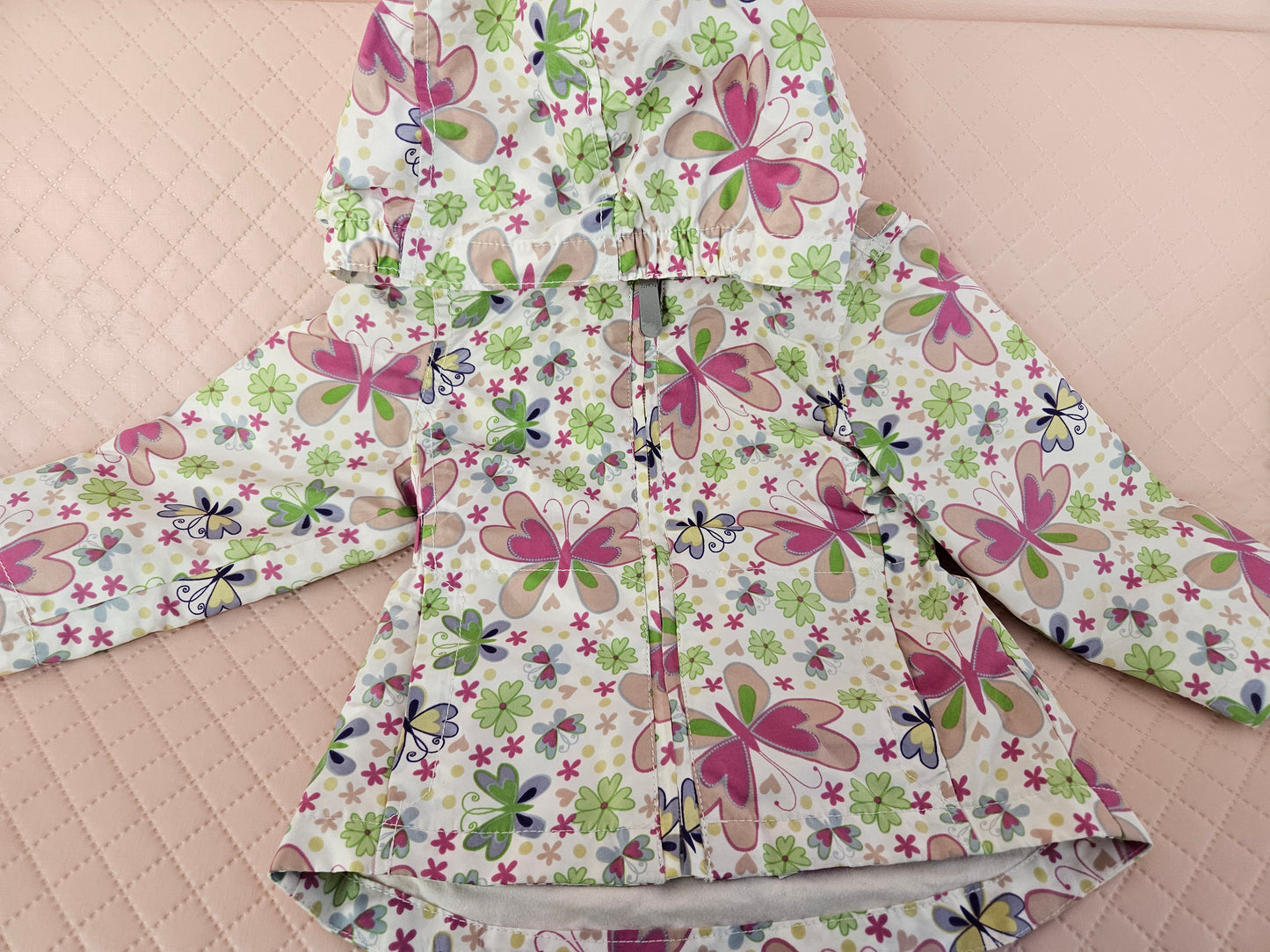 Girls 9-12 Months Floral Rain Jacket