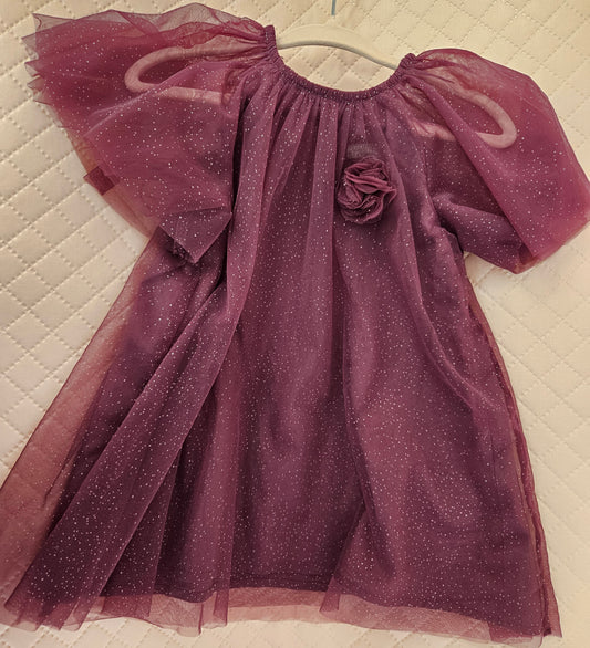 Girls 9-12 Months Purple Tulle Dress