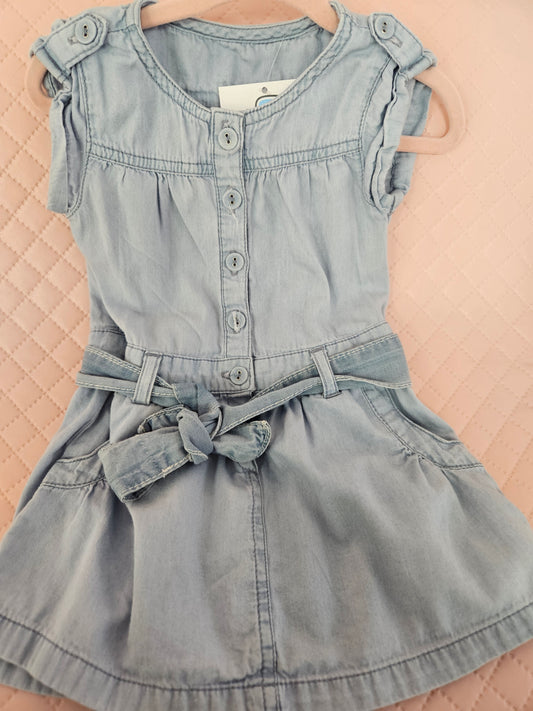 Girls 9-12 Months Denim Dress