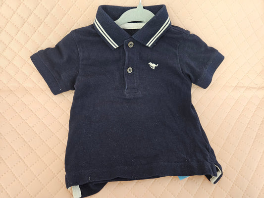 Boys 3-6 Months Navey Next Polo Top Preloved