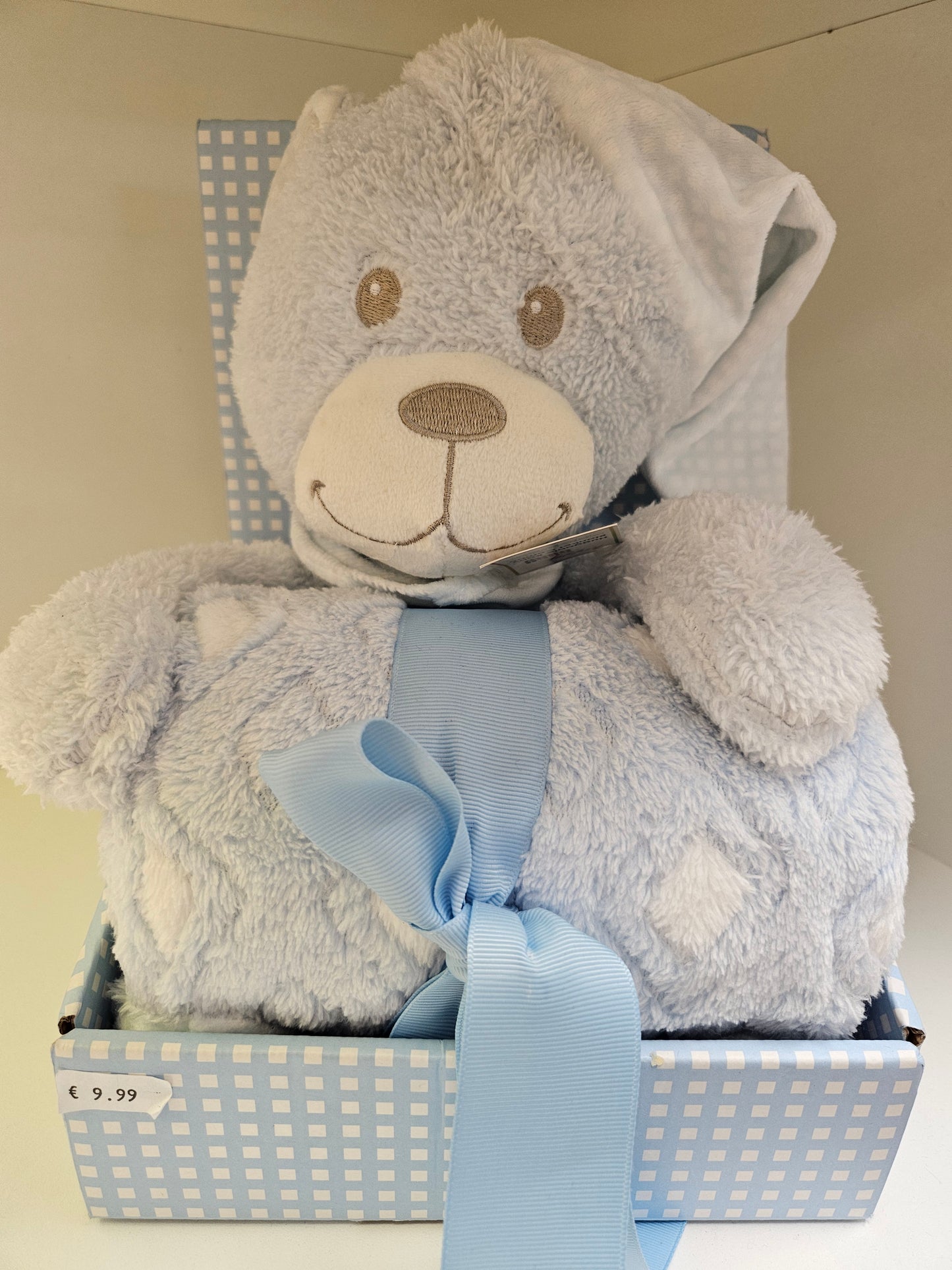 Happy Baby Huggable Baby Blanket and Teddy Combo