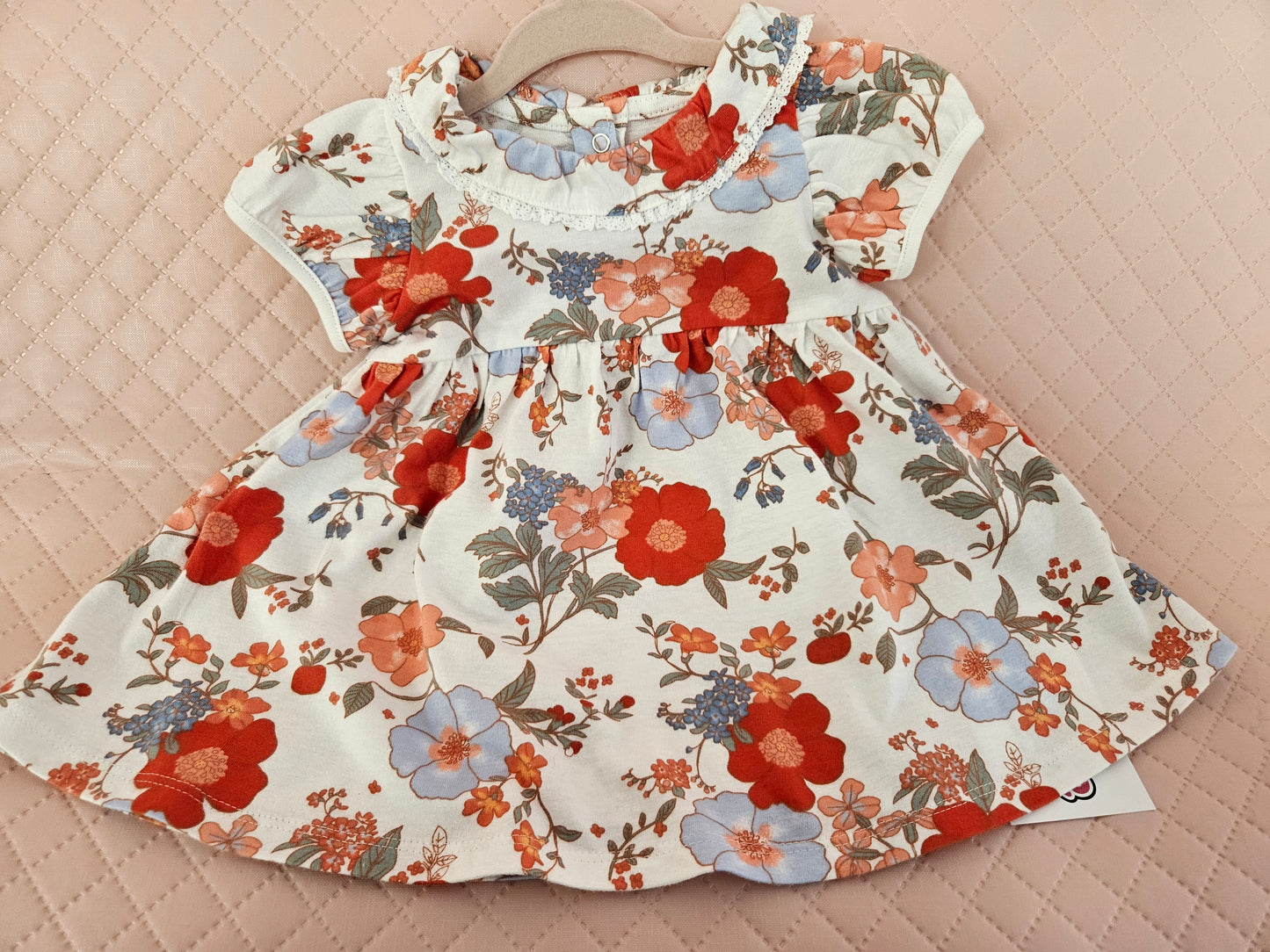 Girls 0-3 Months NEXT Floral Print Dress Preloved