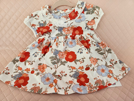 Girls 0-3 Months NEXT Floral Print Dress Preloved