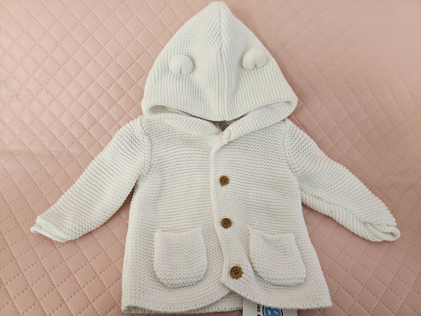 Girls 0-3 Months NEXT Hooded Cardigan Preloved