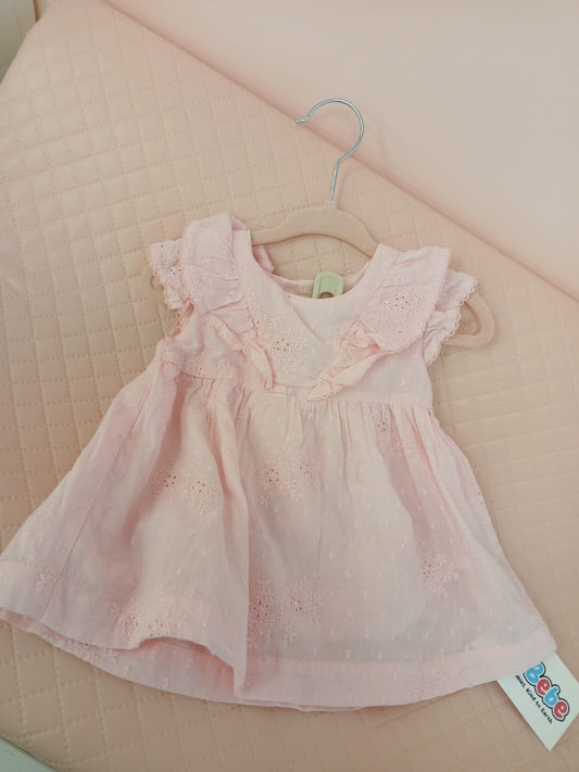 Girls 3-6 Months Pre-Loved 2 piece dress and panties