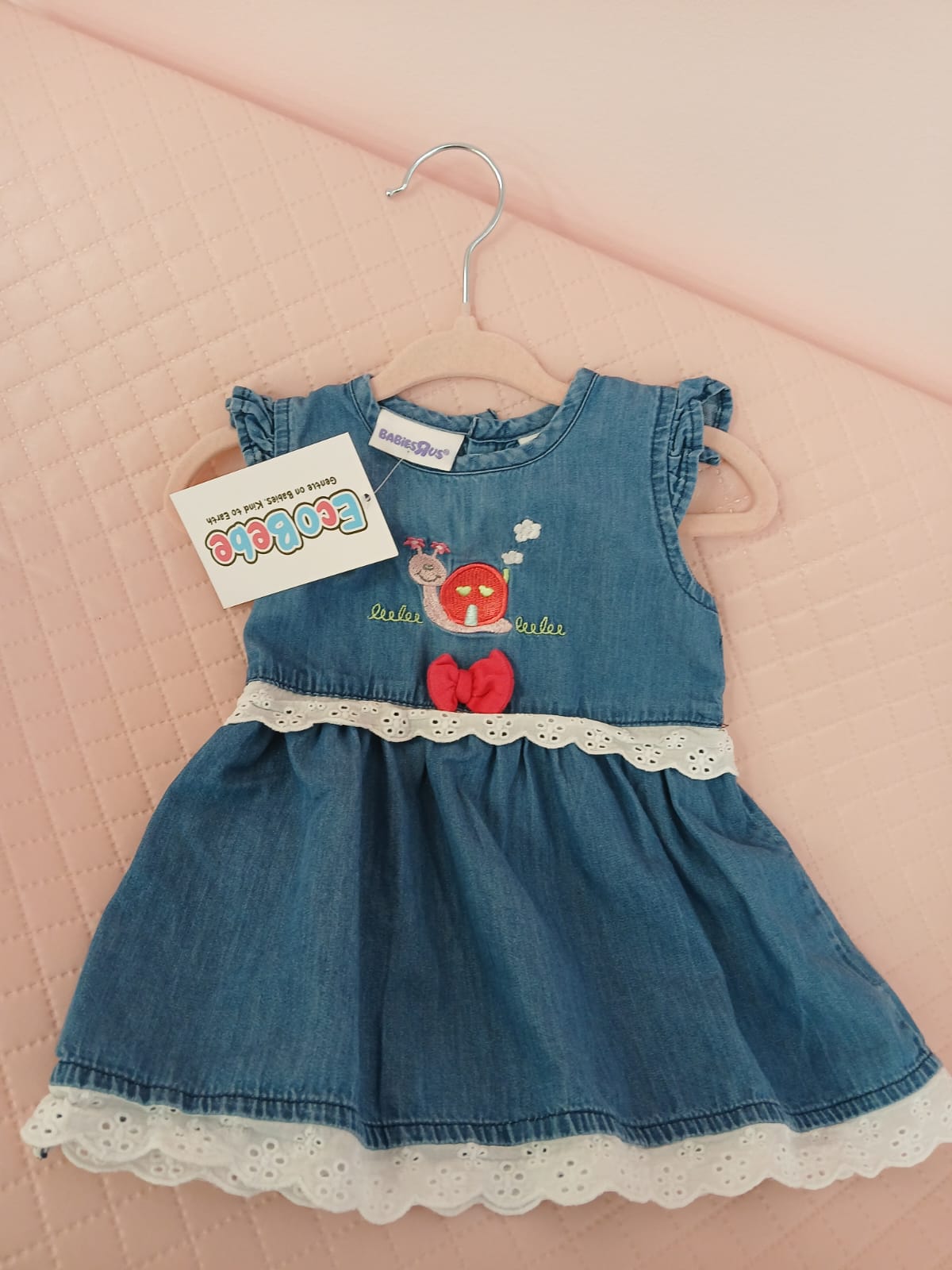 Girls Denim 3-6 Months Pre-Loved Dress