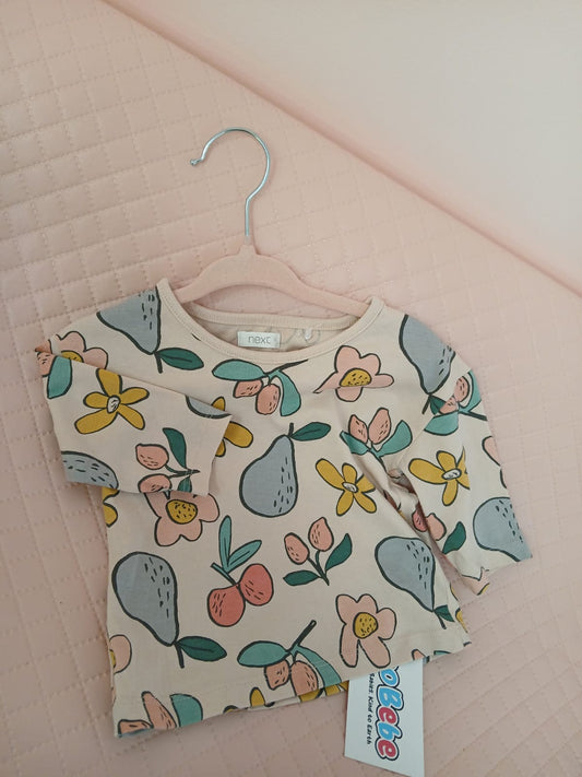 Girls 3-6 Months NEXT Pre-Loved Fruity top