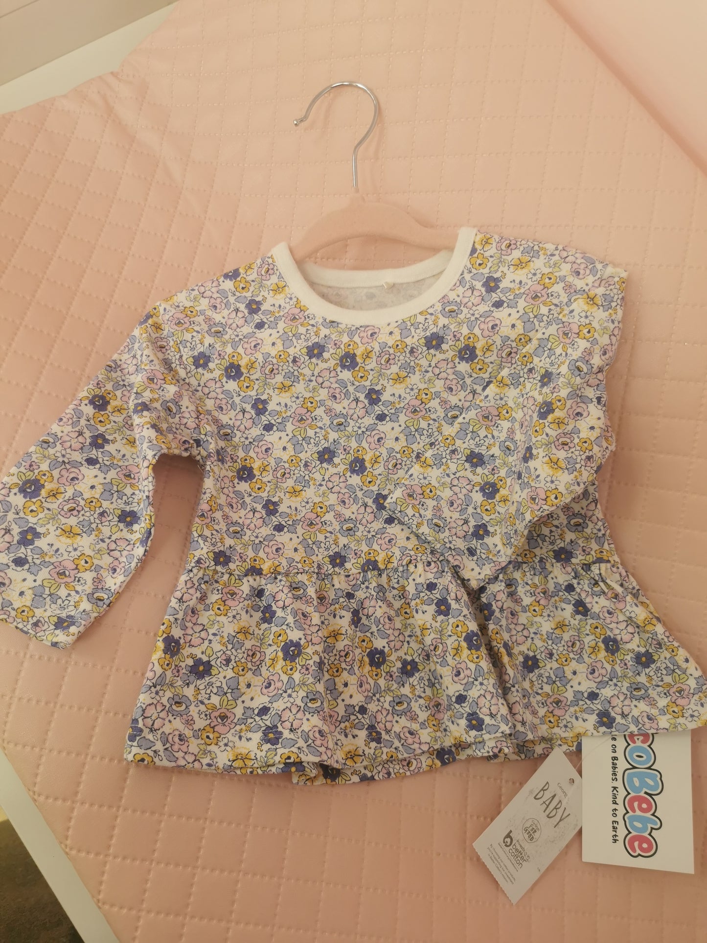 Girls flower top 3-6 Months