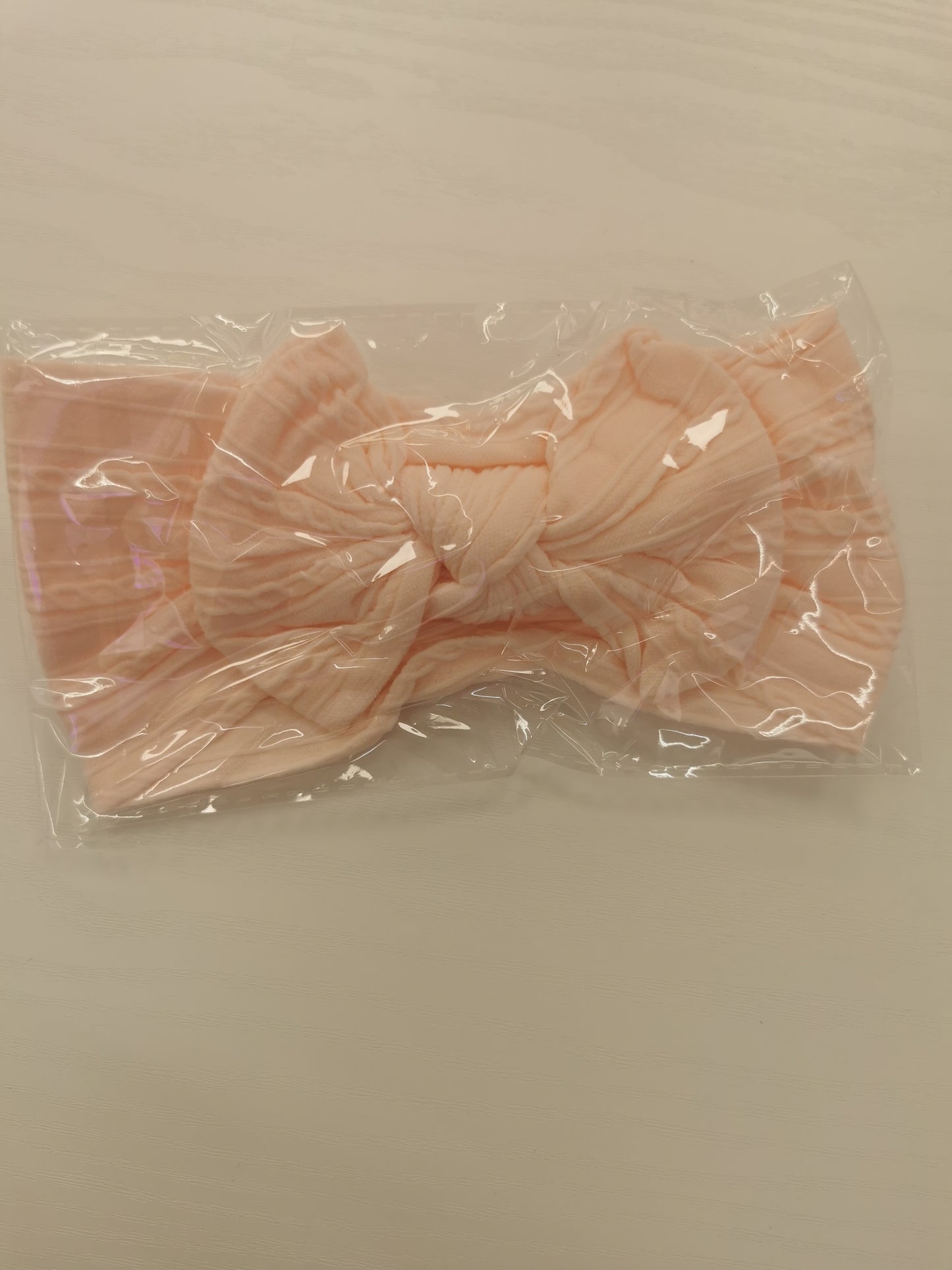 Girls Headbow Dusty Pink