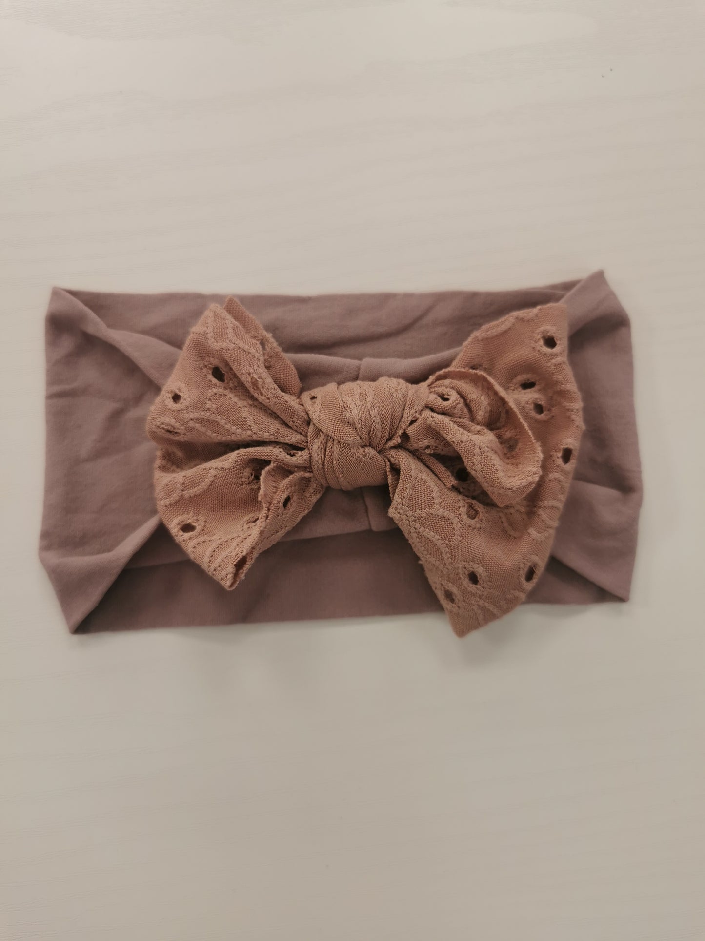 Girls Headbow Milky Chocolate