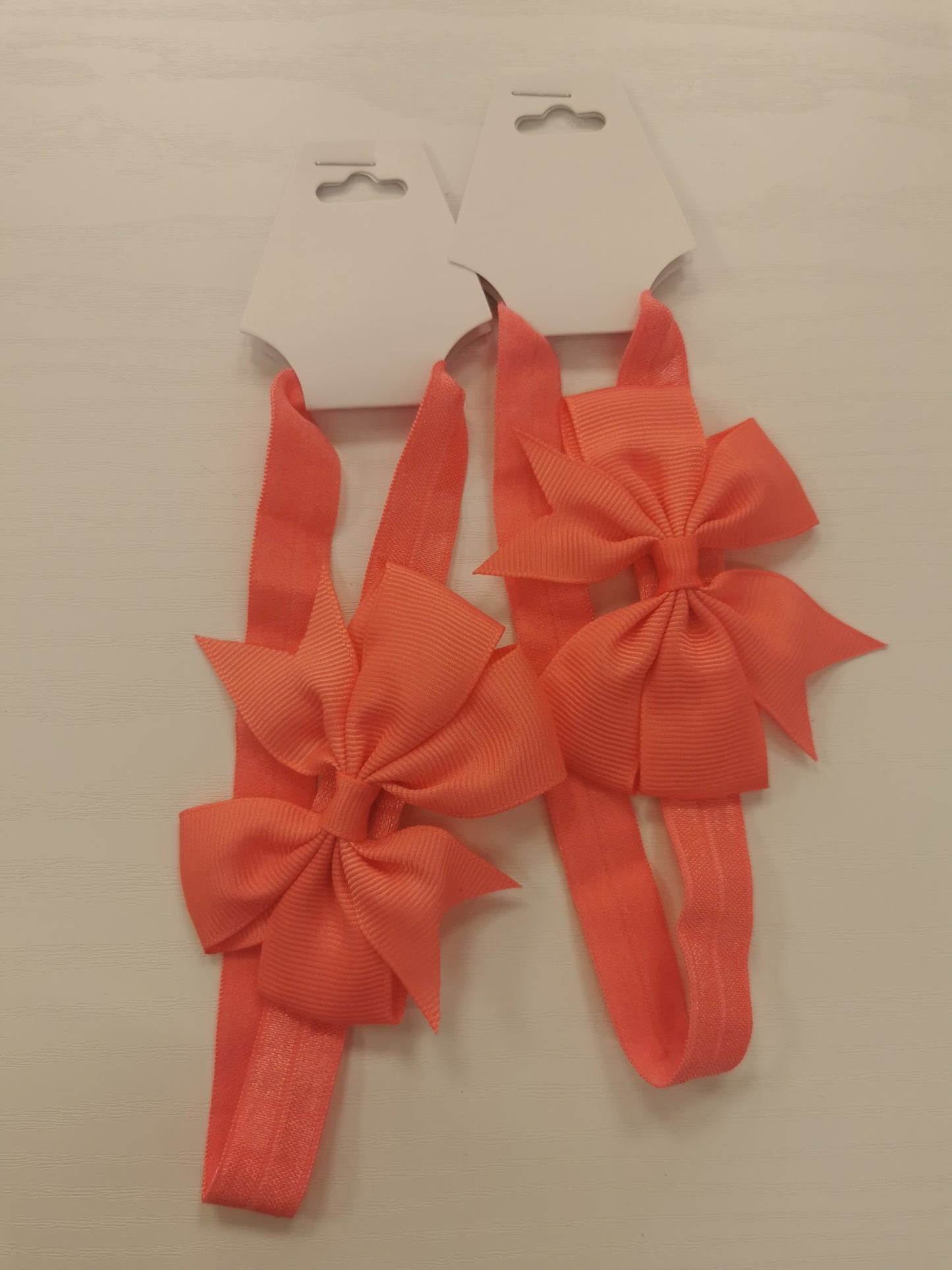 Girls single Hairband with bow Summer Orange