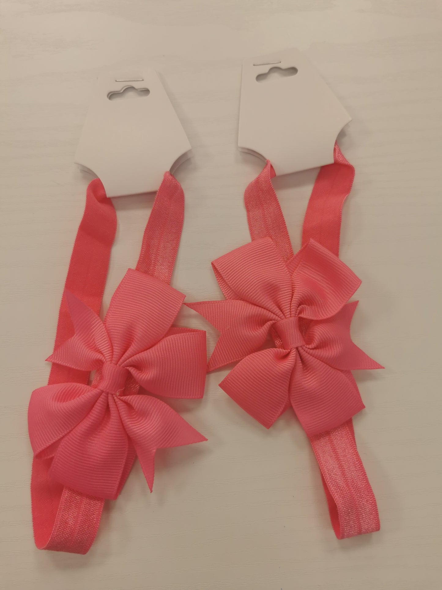 Girls single Hairband with Bow Pretty in Pink