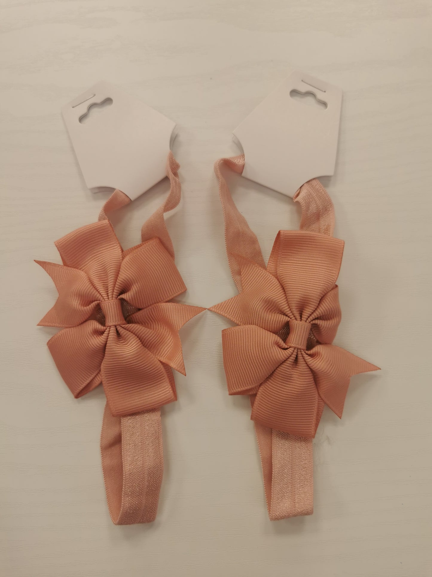 Girls single Hairband with Bow Rose Gold