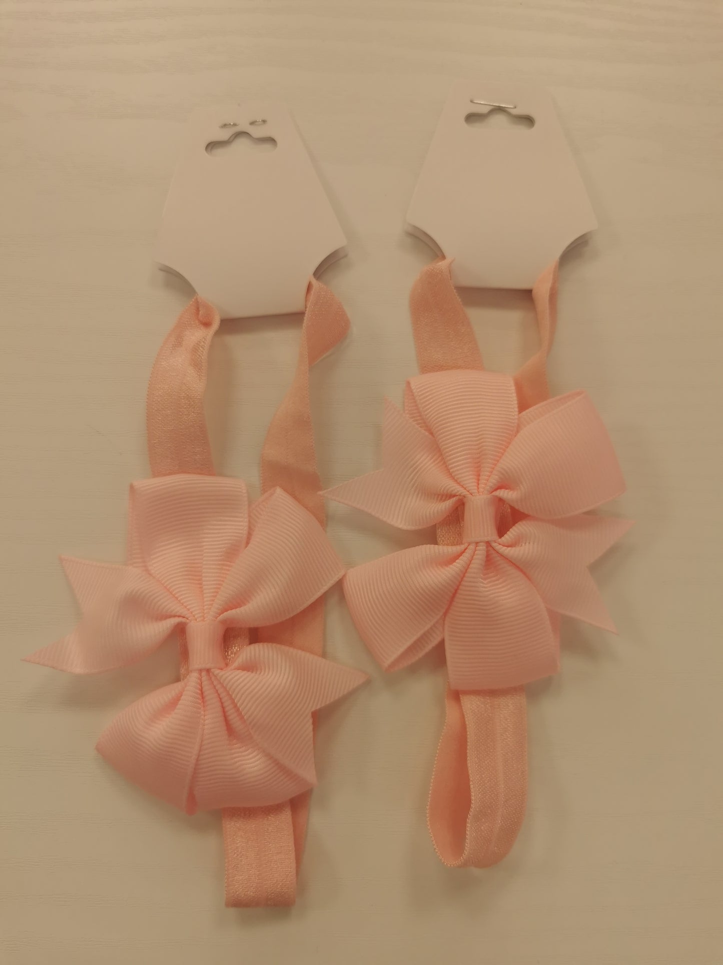 Girls single Hairband with Bow in Baby Pink