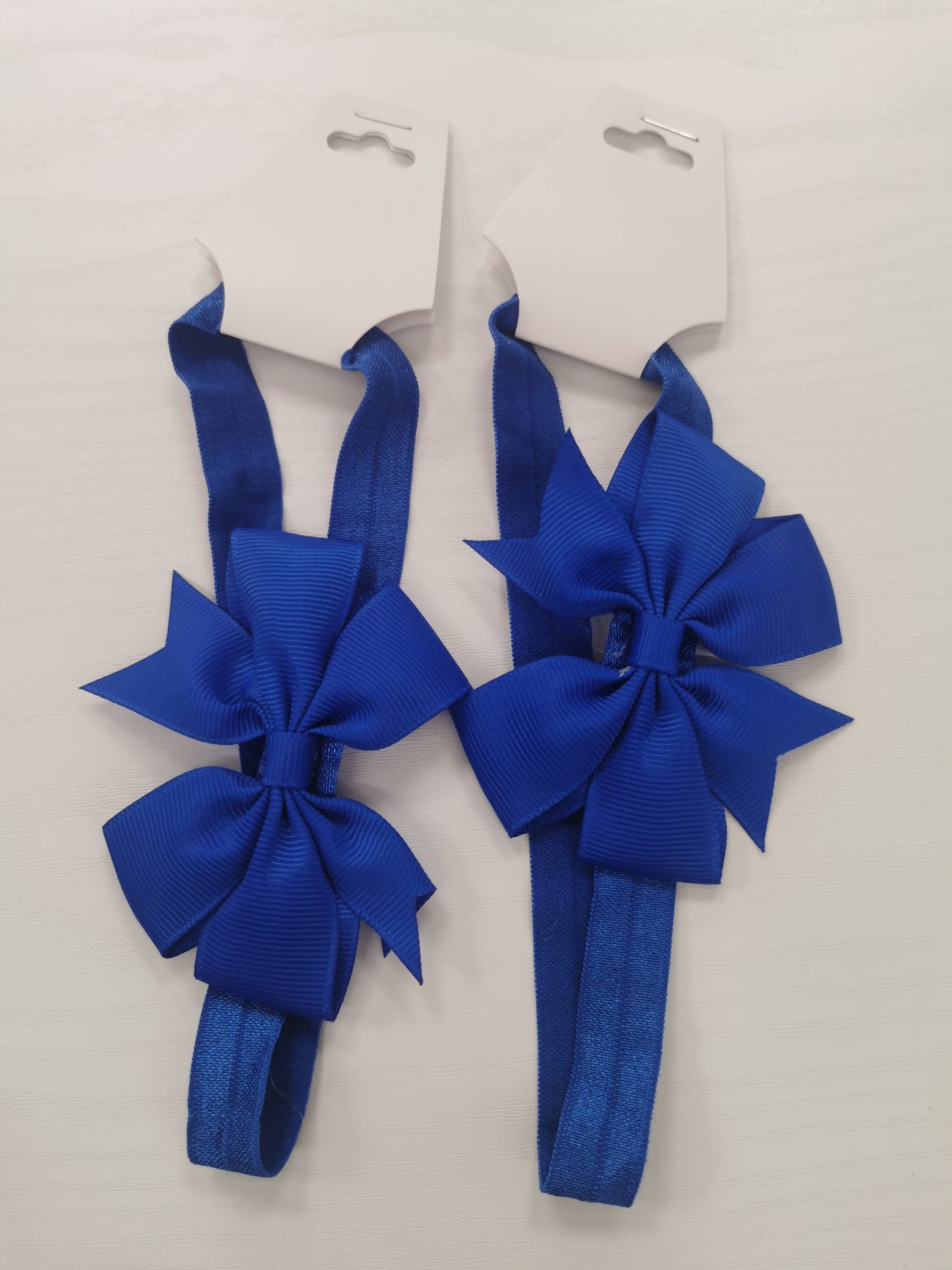 Girls single Hairband with Bow in Deep Blue