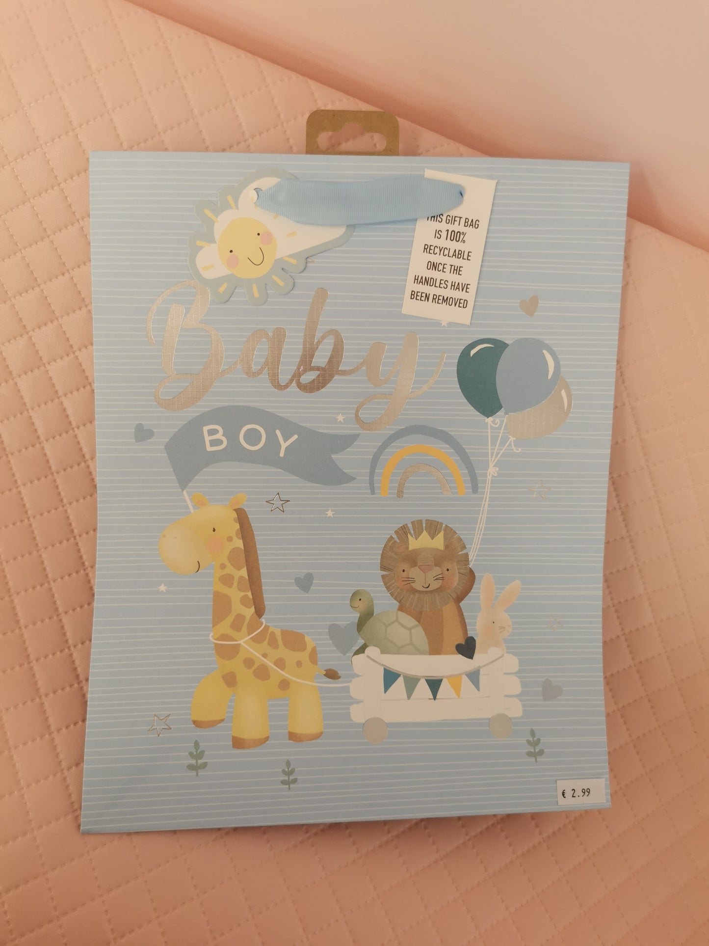 Baby Boy Medium Gift Bag