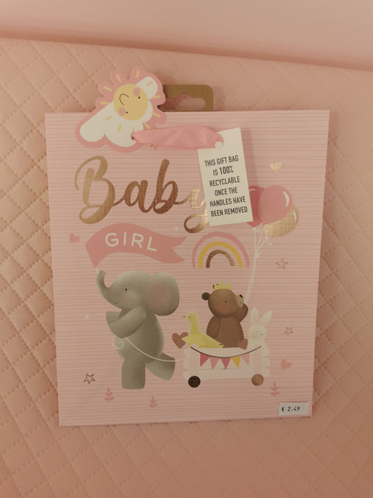 Baby girl Small Gift Bag