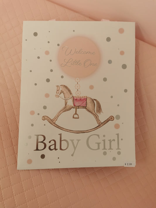 Baby Girl Medium Gift Bag