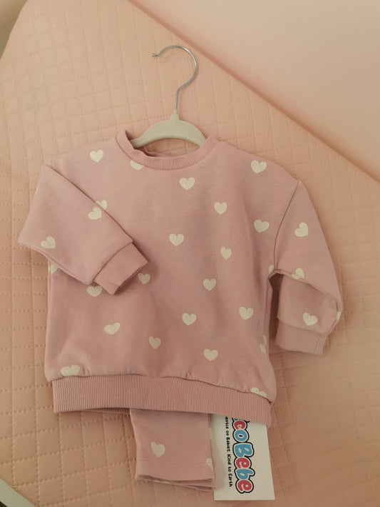 Girls 3-6 Months Pre-Loved 2 piece M&S