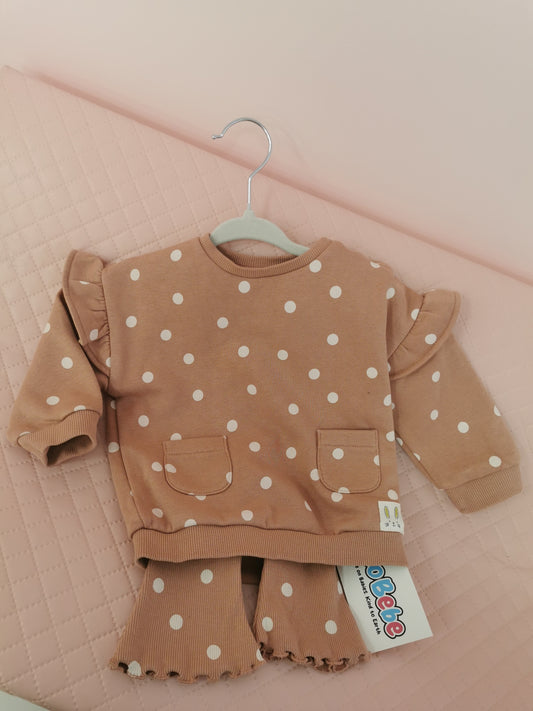 Girls 3-6 Months Pre-Loved 2 piece M&S