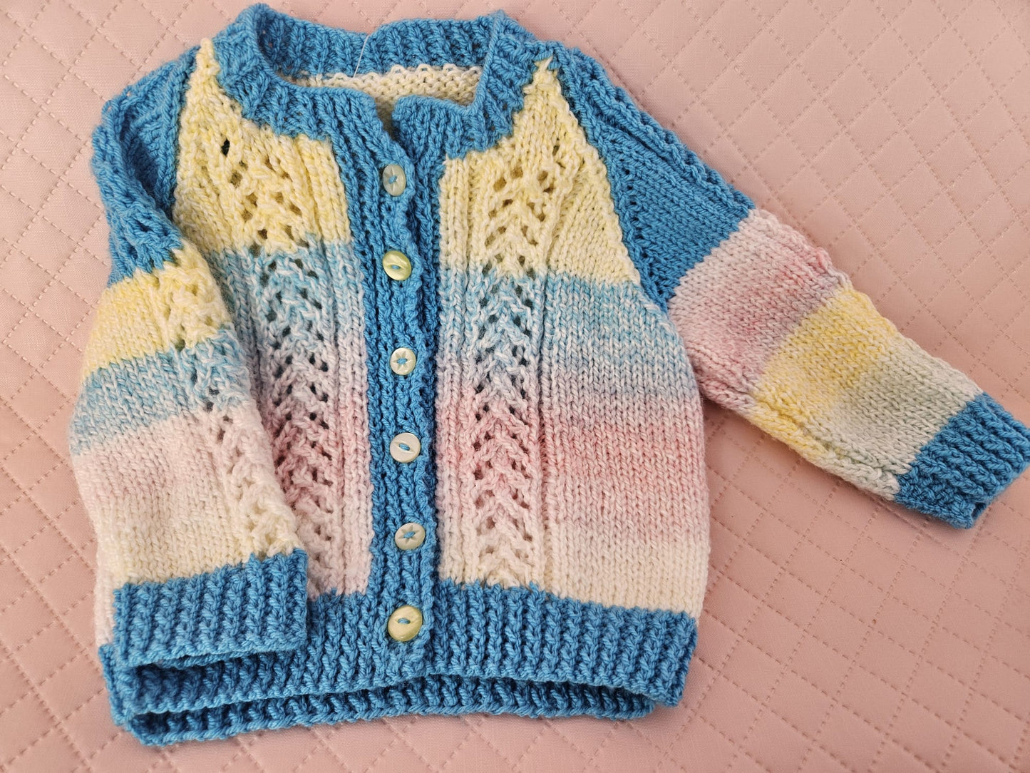 Handmade baby cardigan