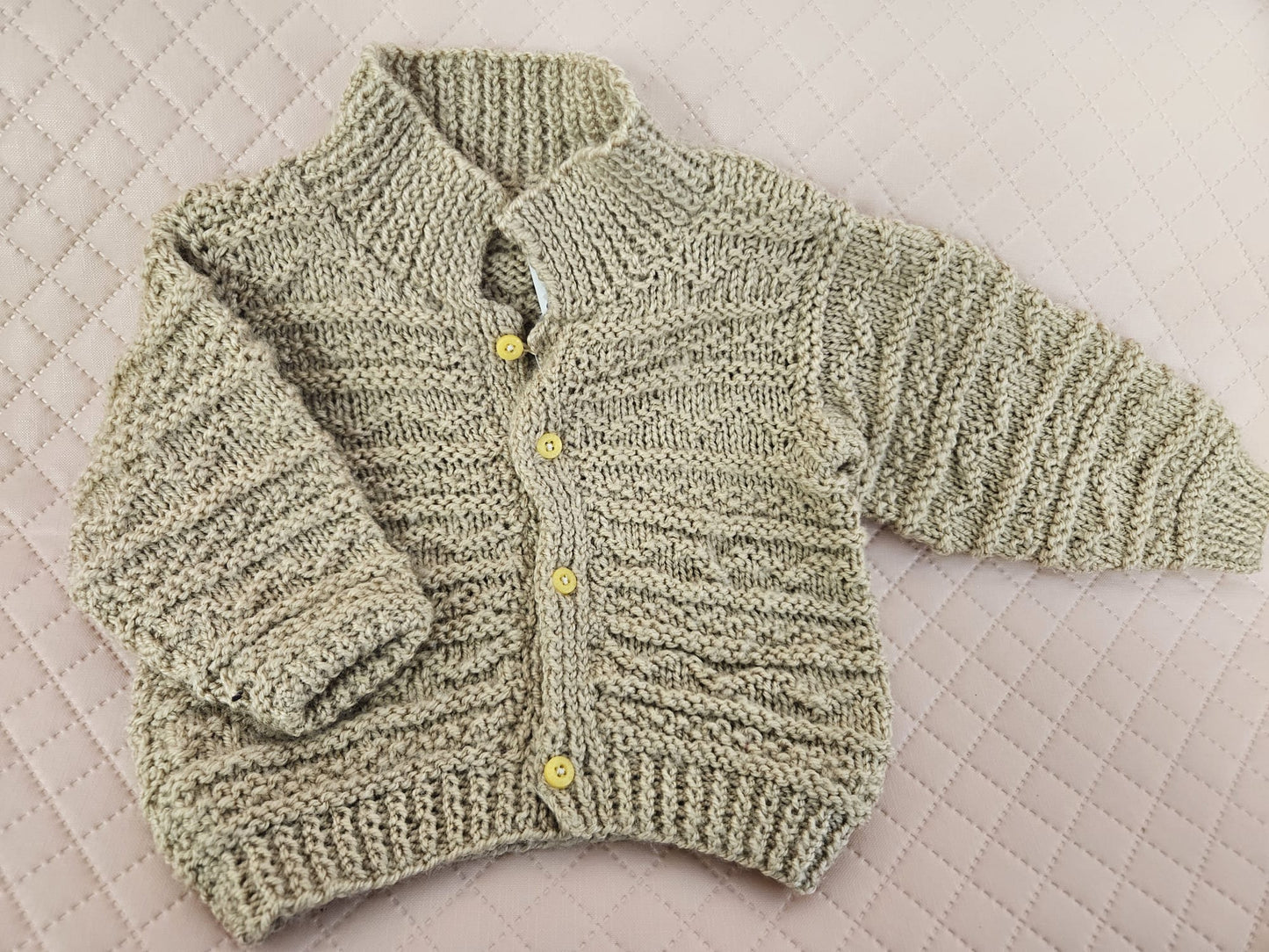 Handmade baby cardigan