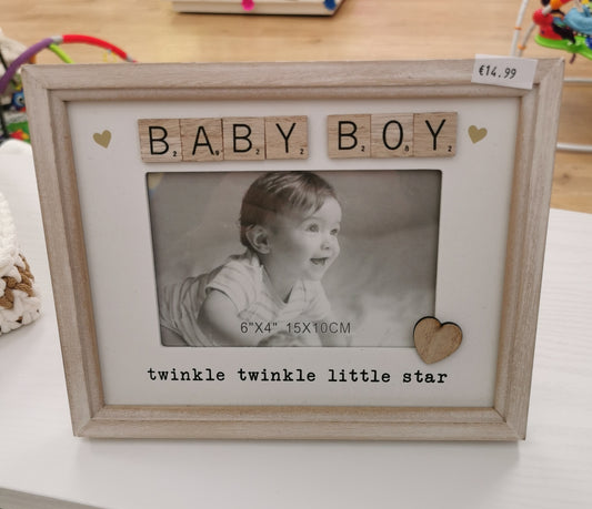 Baby boy picture frame