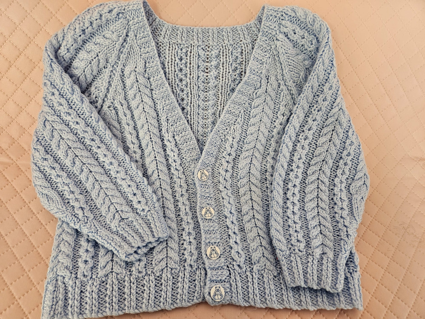 Handmade baby cardigan