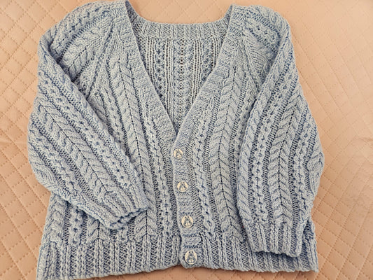 Handmade baby cardigan