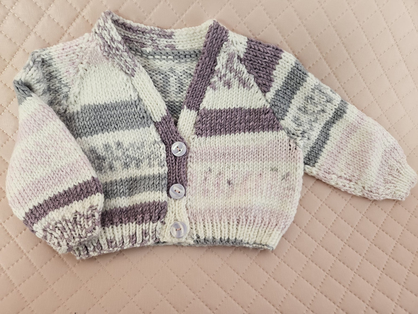 Handmade baby cardigan