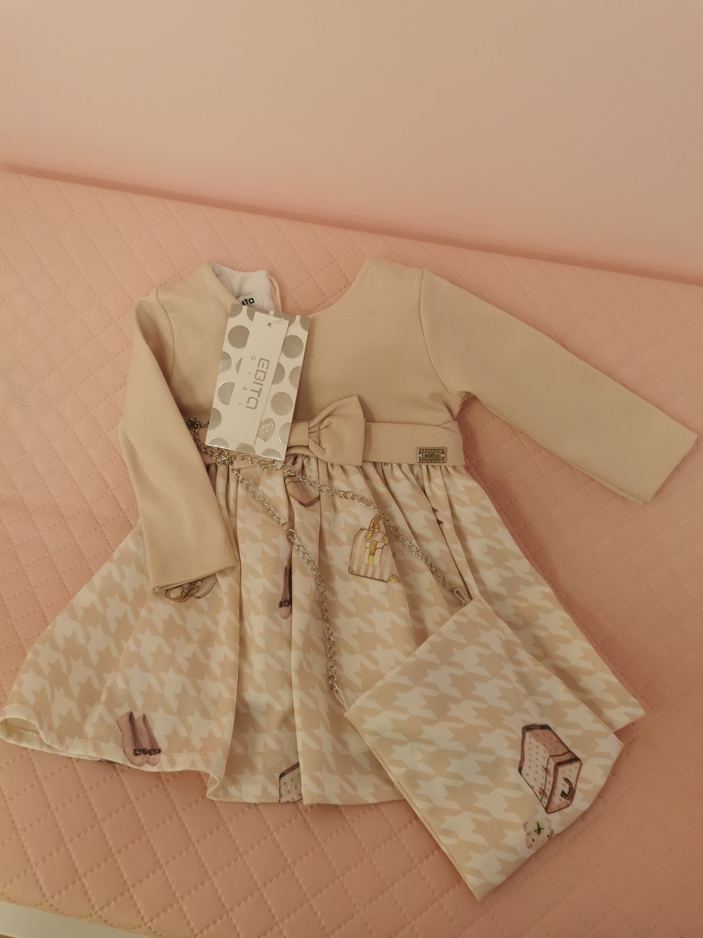 Girls 6-9 Months Ebita Dress and handbag