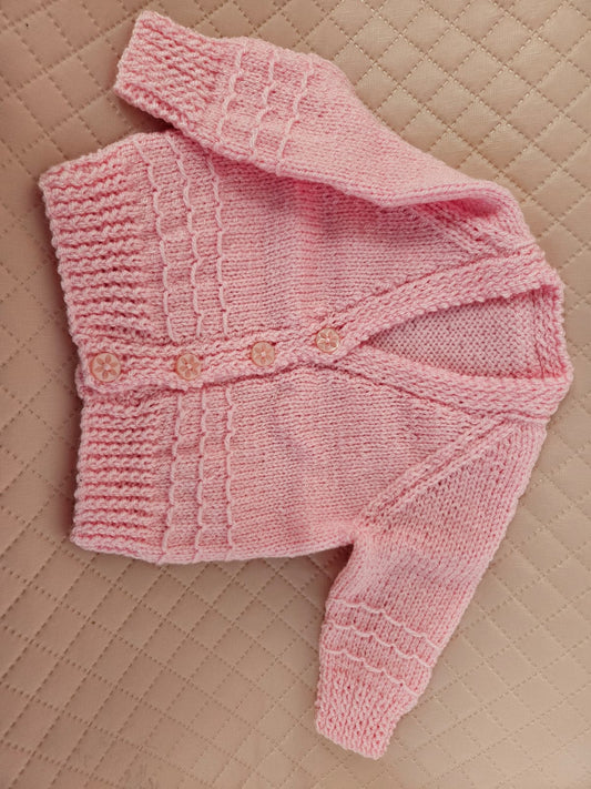 Handmade baby cardigan