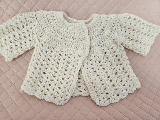 Handmade baby cardigan