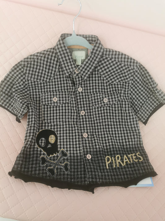 Boys 12-18 Pre-Loved Monson Pirate shirt